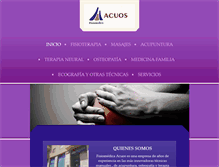 Tablet Screenshot of fisiomedicaacuos.com
